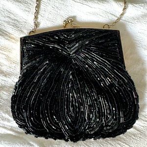 Beaded retro chain bag